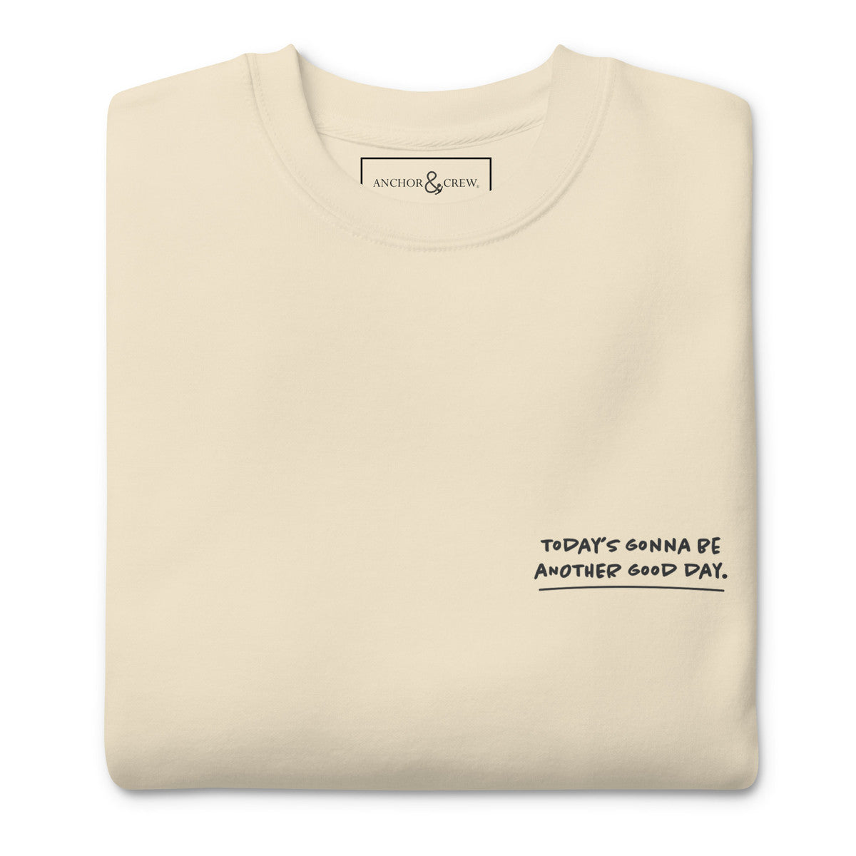ANCHOR & CREW Koi Fish Another Good Day Cotton Blend Sweatshirt