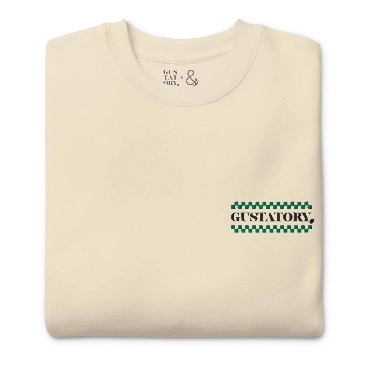 ANCHOR & CREW x GUSTATORY Have A Good Day Cotton Blend Embroidered Sweatshirt