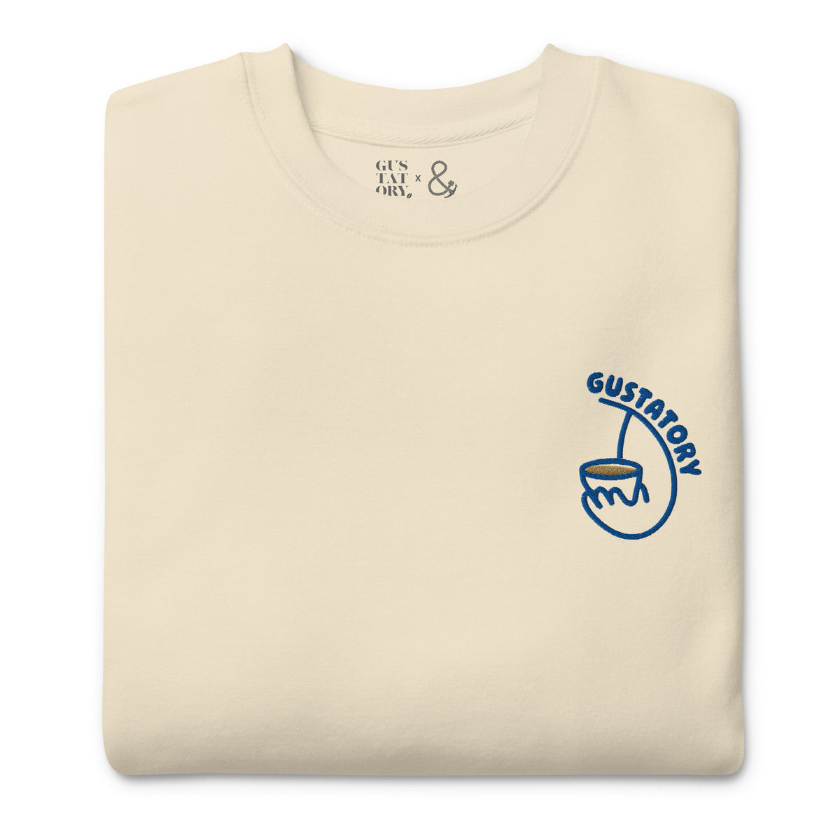 ANCHOR & CREW x GUSTATORY Coffee Alchemist Cotton Blend Embroidered Sweatshirt