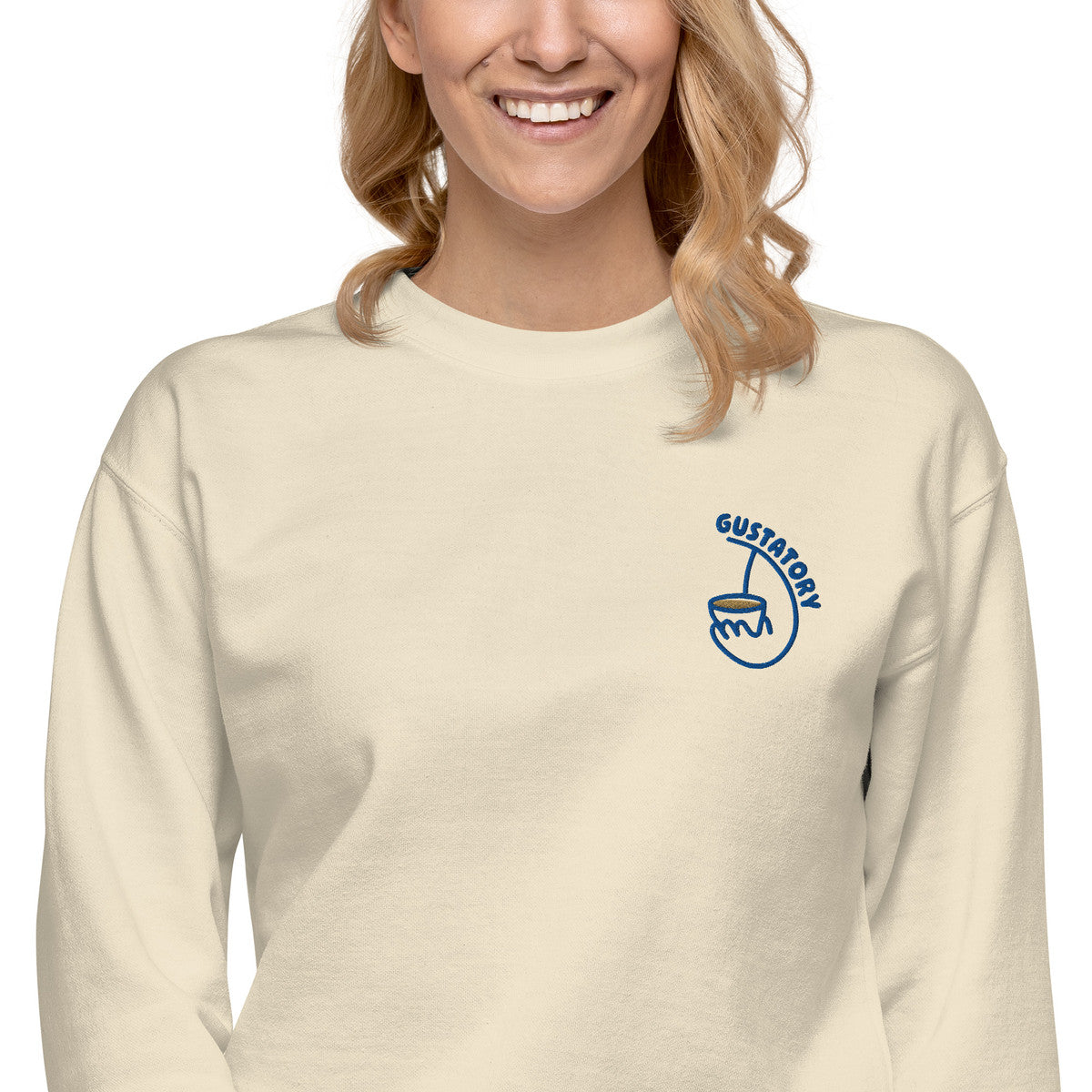 ANCHOR & CREW x GUSTATORY Coffee Alchemist Cotton Blend Embroidered Sweatshirt