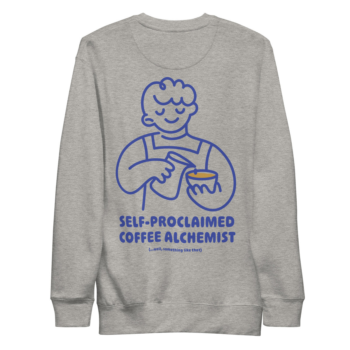 ANCHOR & CREW x GUSTATORY Coffee Alchemist Cotton Blend Embroidered Sweatshirt