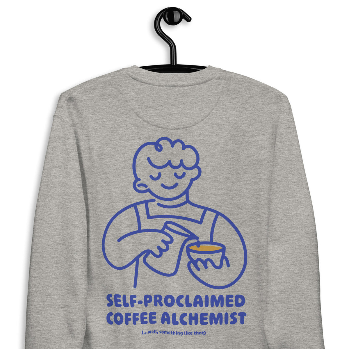 ANCHOR & CREW x GUSTATORY Coffee Alchemist Cotton Blend Embroidered Sweatshirt