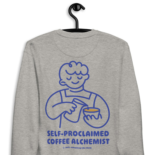 ANCHOR & CREW x GUSTATORY Coffee Alchemist Cotton Blend Embroidered Sweatshirt