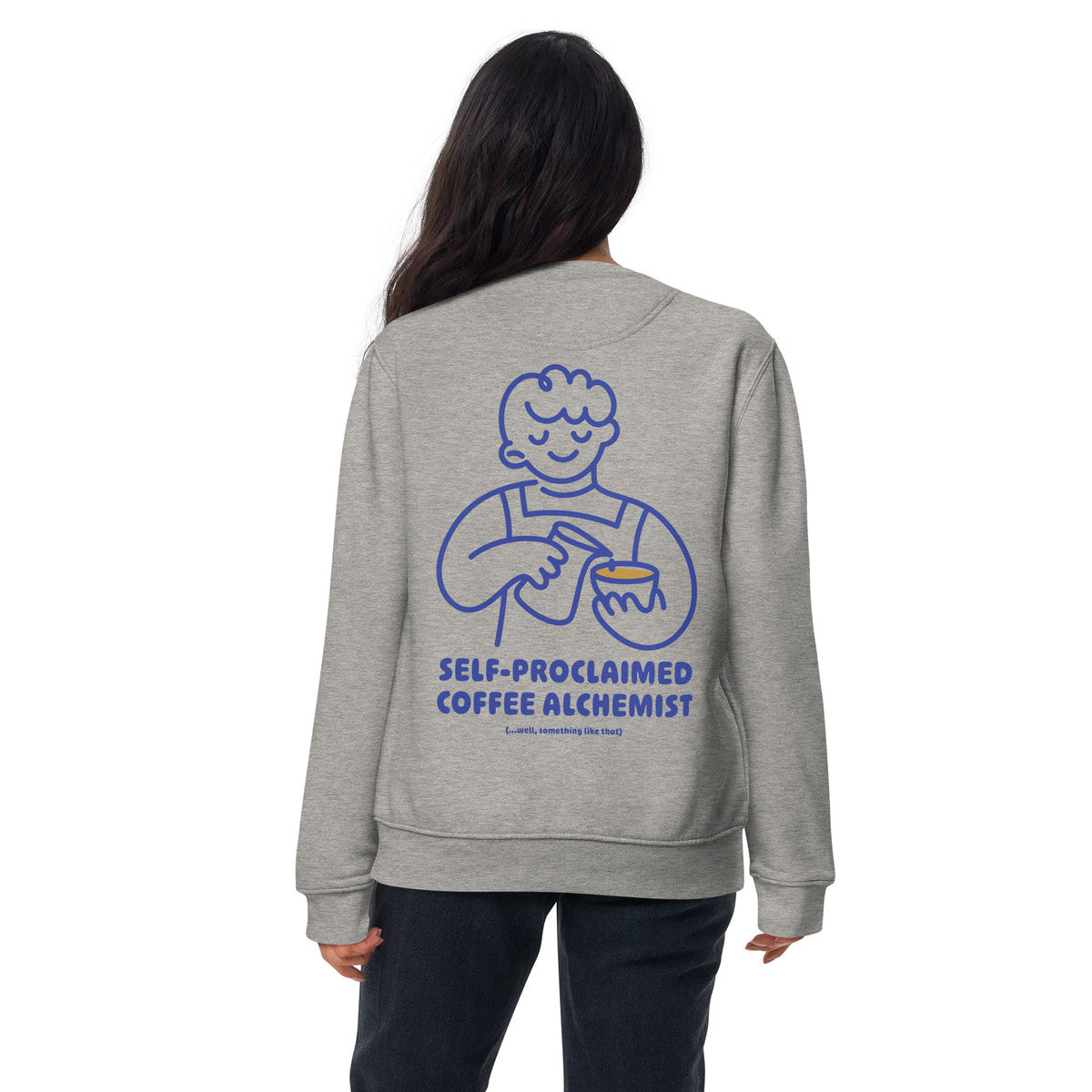 ANCHOR & CREW x GUSTATORY Coffee Alchemist Cotton Blend Embroidered Sweatshirt