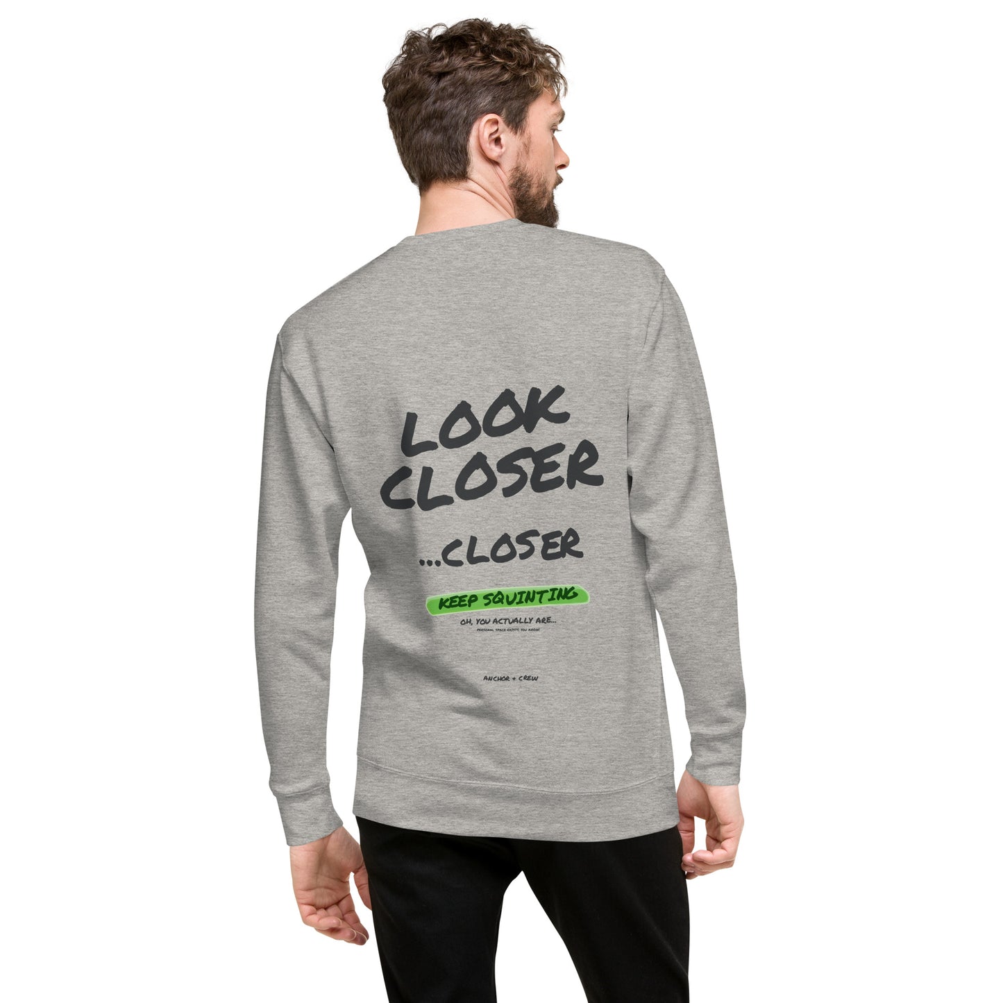 Small Print Annotations Organic Cotton Sweatshirt