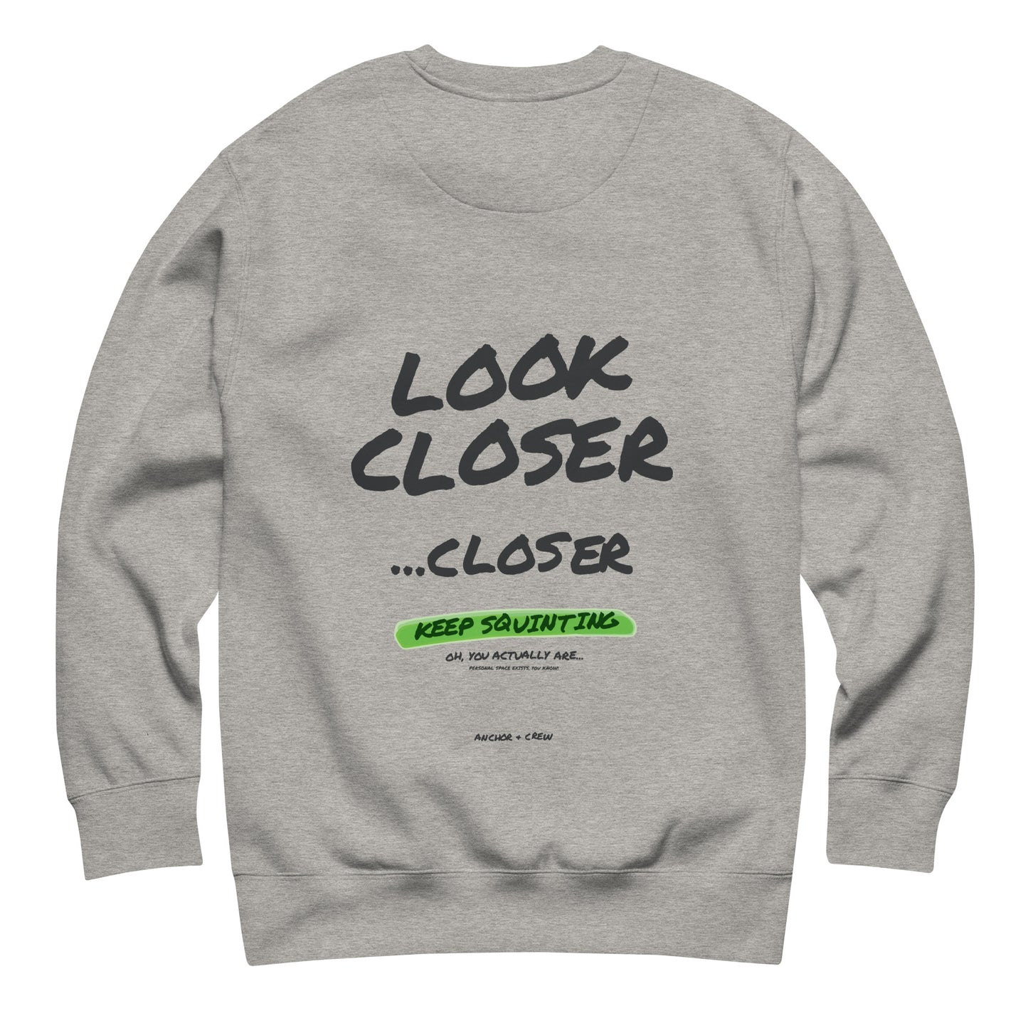 Small Print Annotations Organic Cotton Sweatshirt