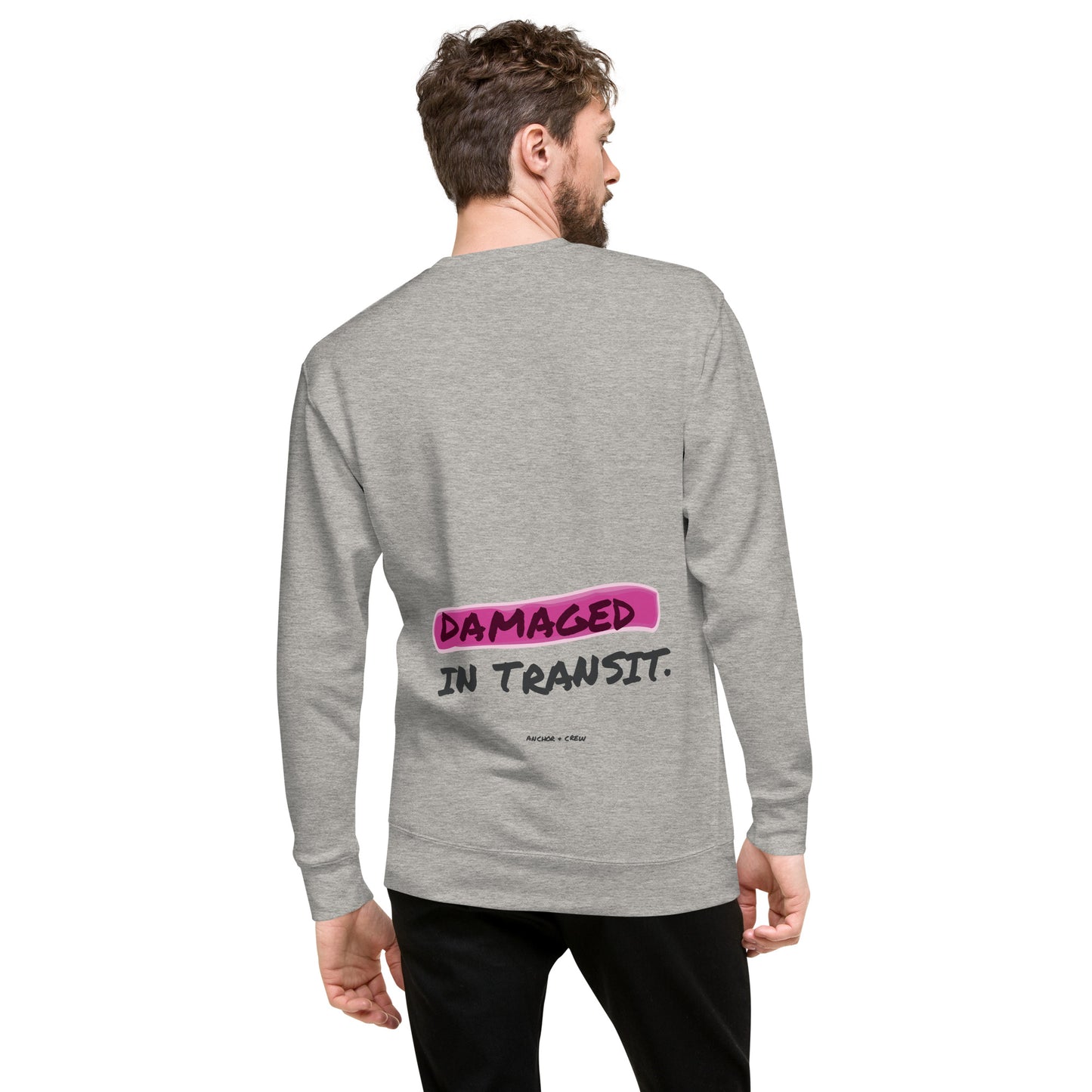 Out For Delivery Annotations Organic Cotton Sweatshirt