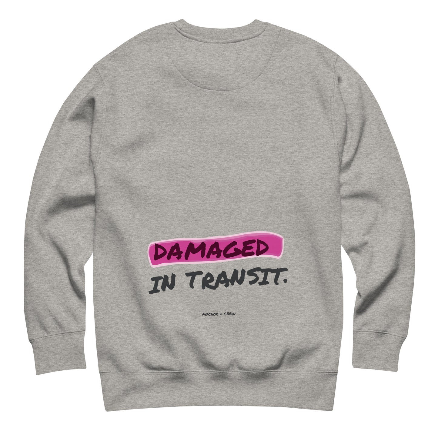 Out For Delivery Annotations Organic Cotton Sweatshirt