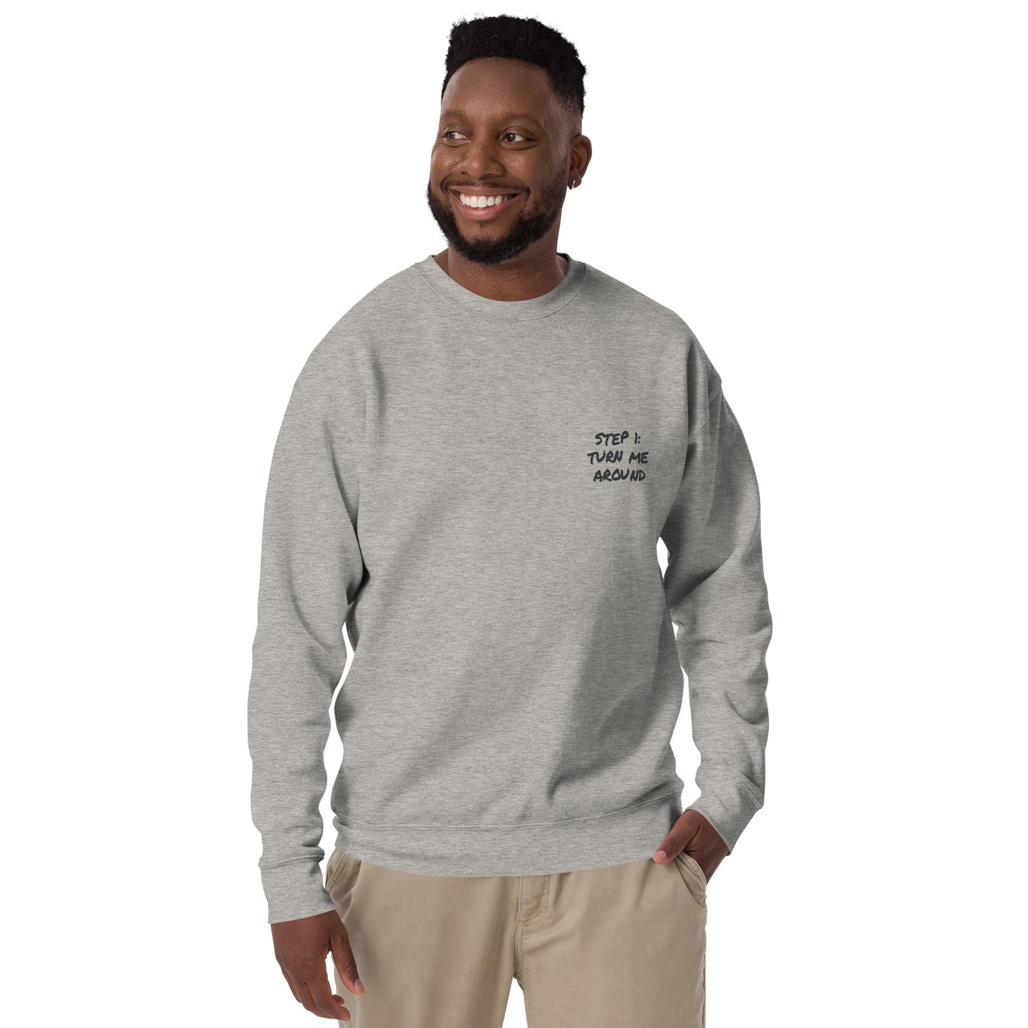 Actually Nevermind Annotations Organic Cotton Sweatshirt