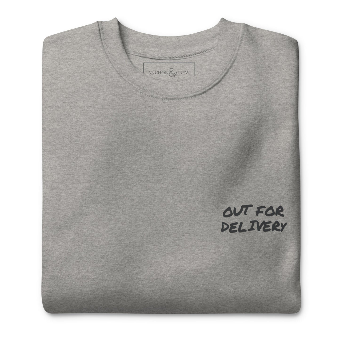 Out For Delivery Annotations Organic Cotton Sweatshirt