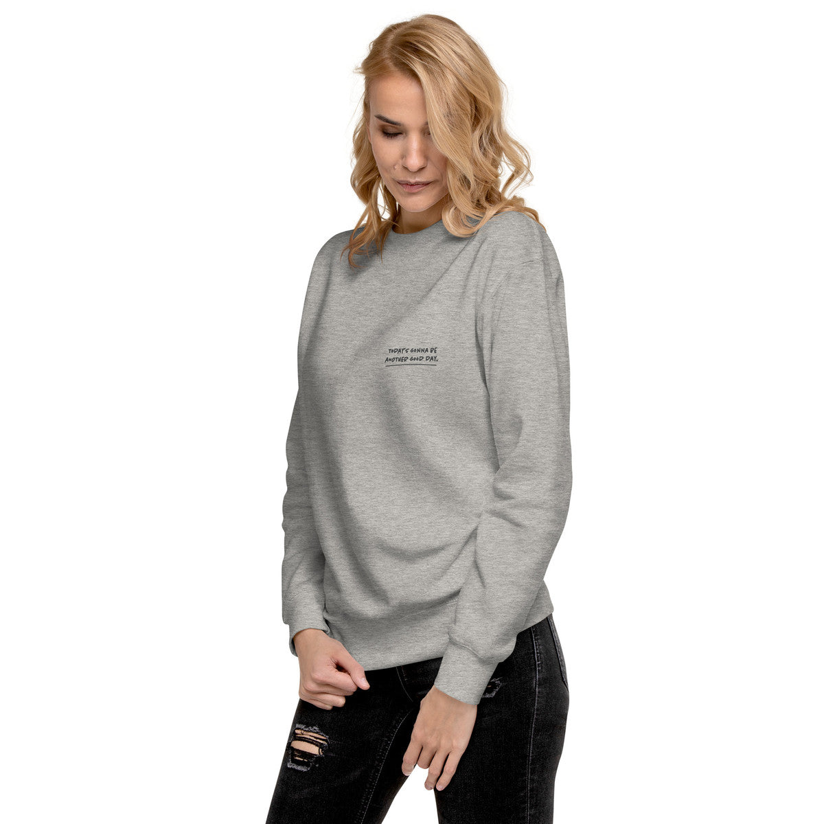 ANCHOR & CREW Koi Fish Another Good Day Cotton Blend Sweatshirt