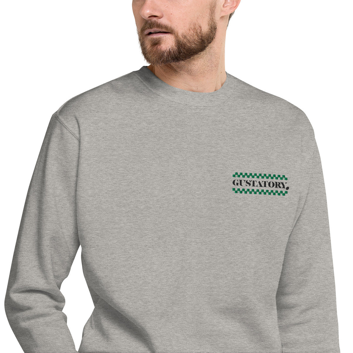 ANCHOR & CREW x GUSTATORY Have A Good Day Cotton Blend Embroidered Sweatshirt