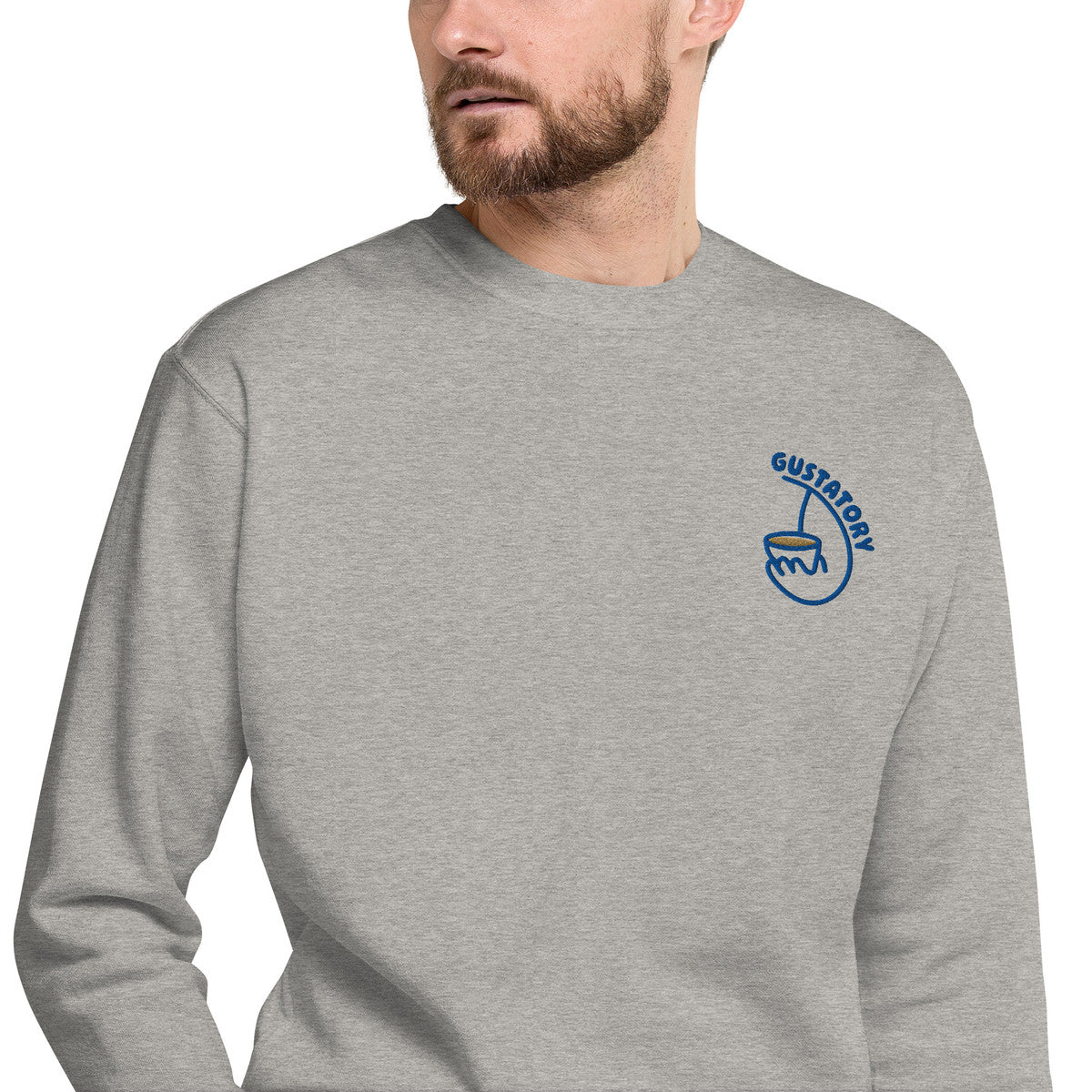 ANCHOR & CREW x GUSTATORY Coffee Alchemist Cotton Blend Embroidered Sweatshirt
