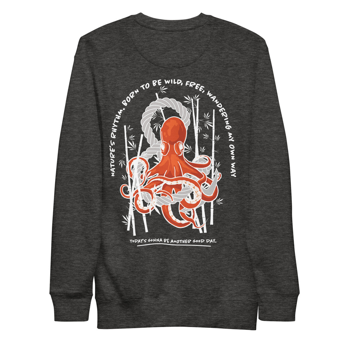 ANCHOR & CREW Octopus Another Good Day Cotton Blend Sweatshirt 