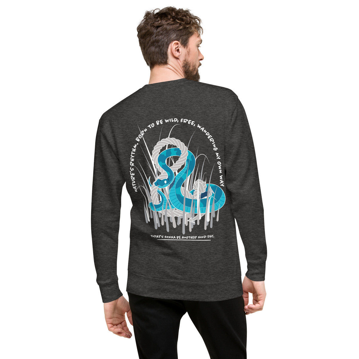 ANCHOR & CREW Snake Another Good Day Cotton Blend Sweatshirt