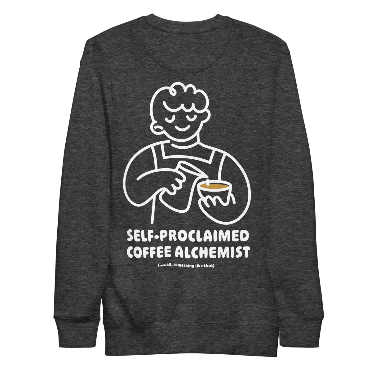 ANCHOR & CREW x GUSTATORY Coffee Alchemist Cotton Blend Embroidered Sweatshirt