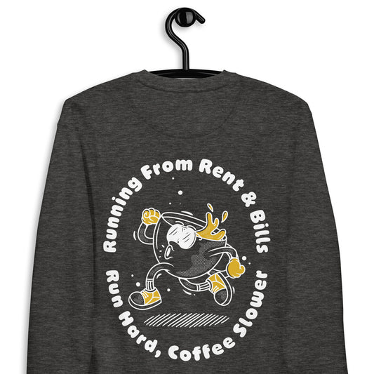 ANCHOR & CREW x GUSTATORY Coffee Over Bills Cotton Blend Embroidered Sweatshirt