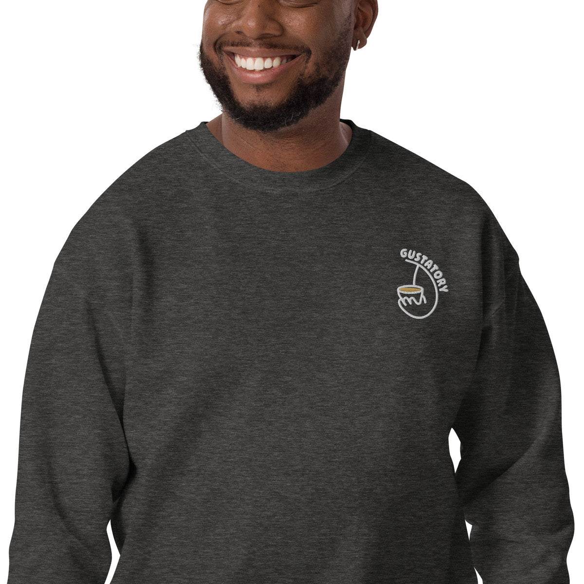 ANCHOR & CREW x GUSTATORY Coffee Alchemist Cotton Blend Embroidered Sweatshirt