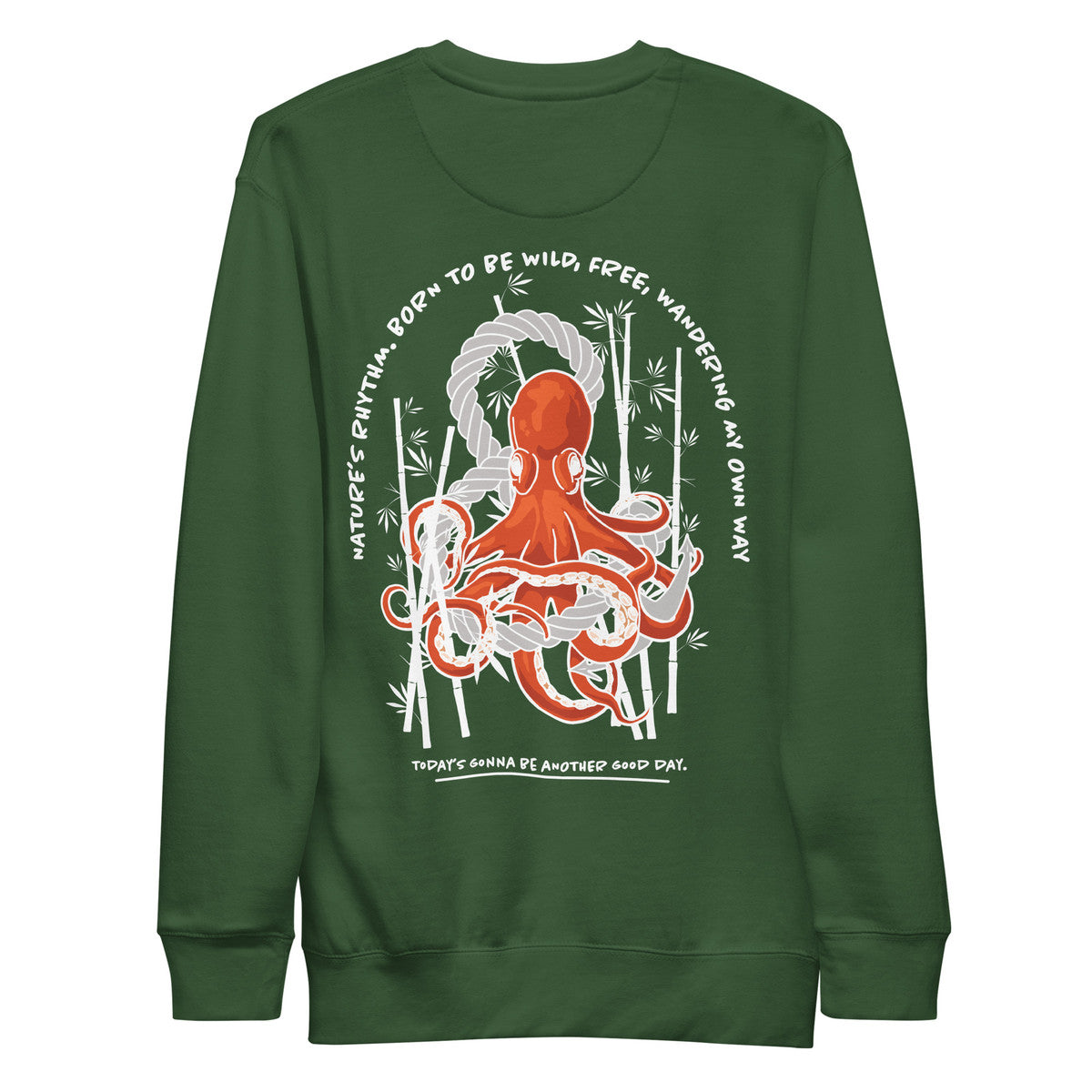 ANCHOR & CREW Octopus Another Good Day Cotton Blend Sweatshirt 