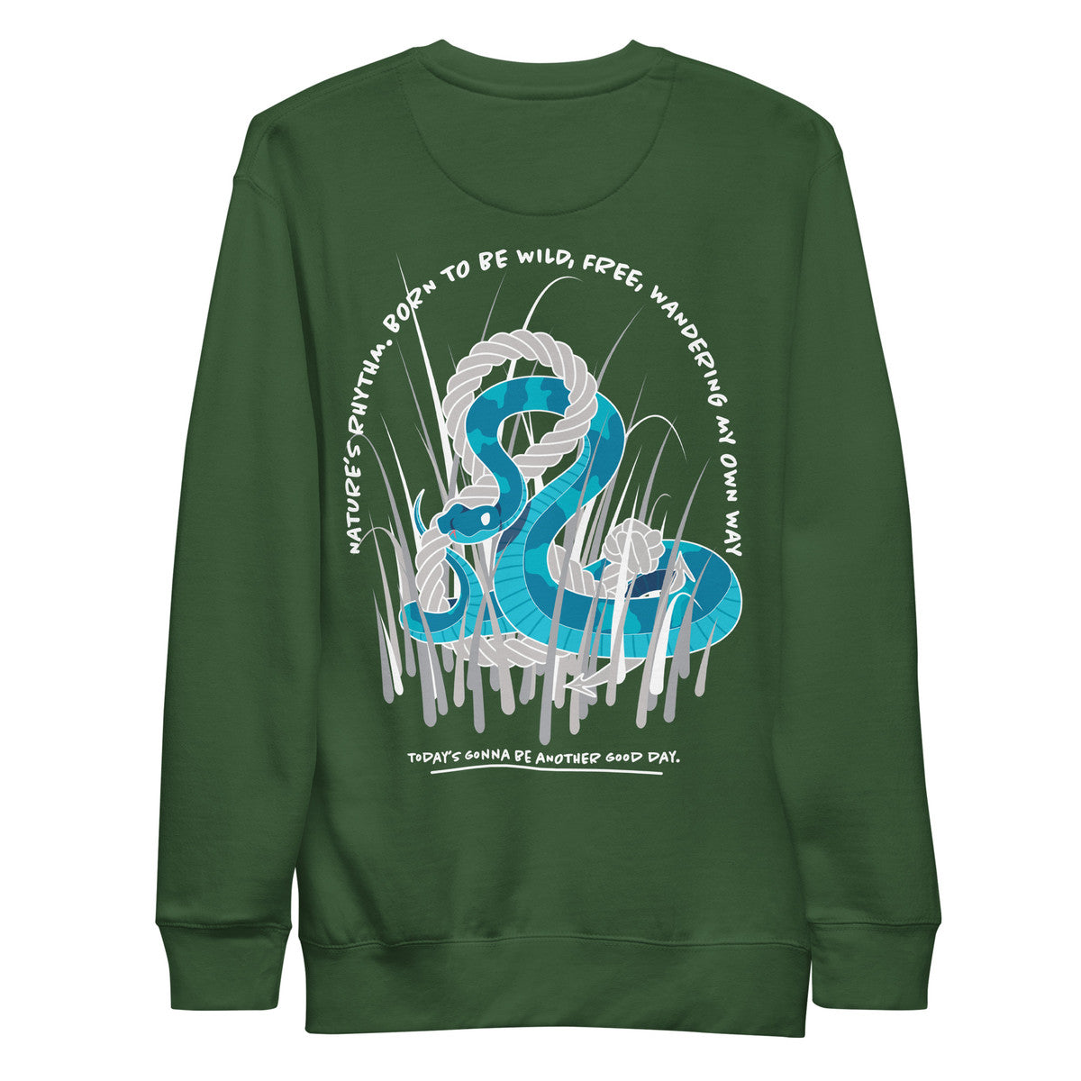 ANCHOR & CREW Snake Another Good Day Cotton Blend Sweatshirt