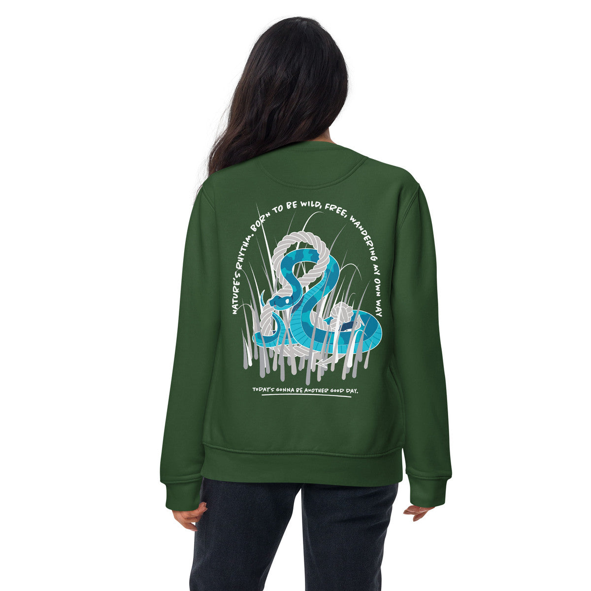 ANCHOR & CREW Snake Another Good Day Cotton Blend Sweatshirt