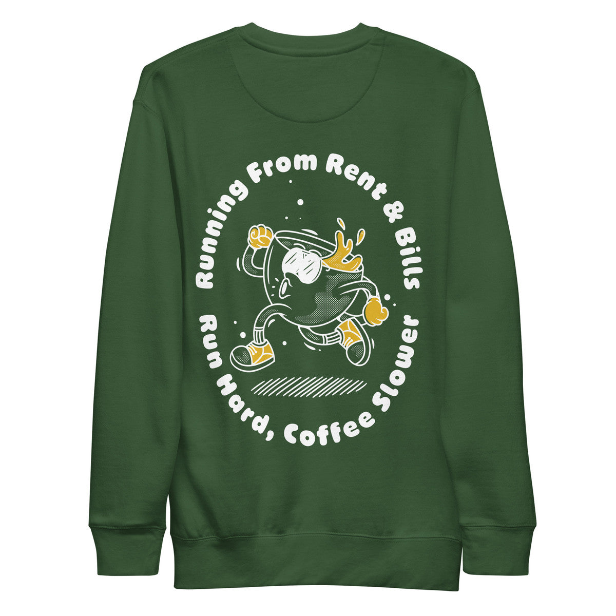 ANCHOR & CREW x GUSTATORY Coffee Over Bills Cotton Blend Embroidered Sweatshirt