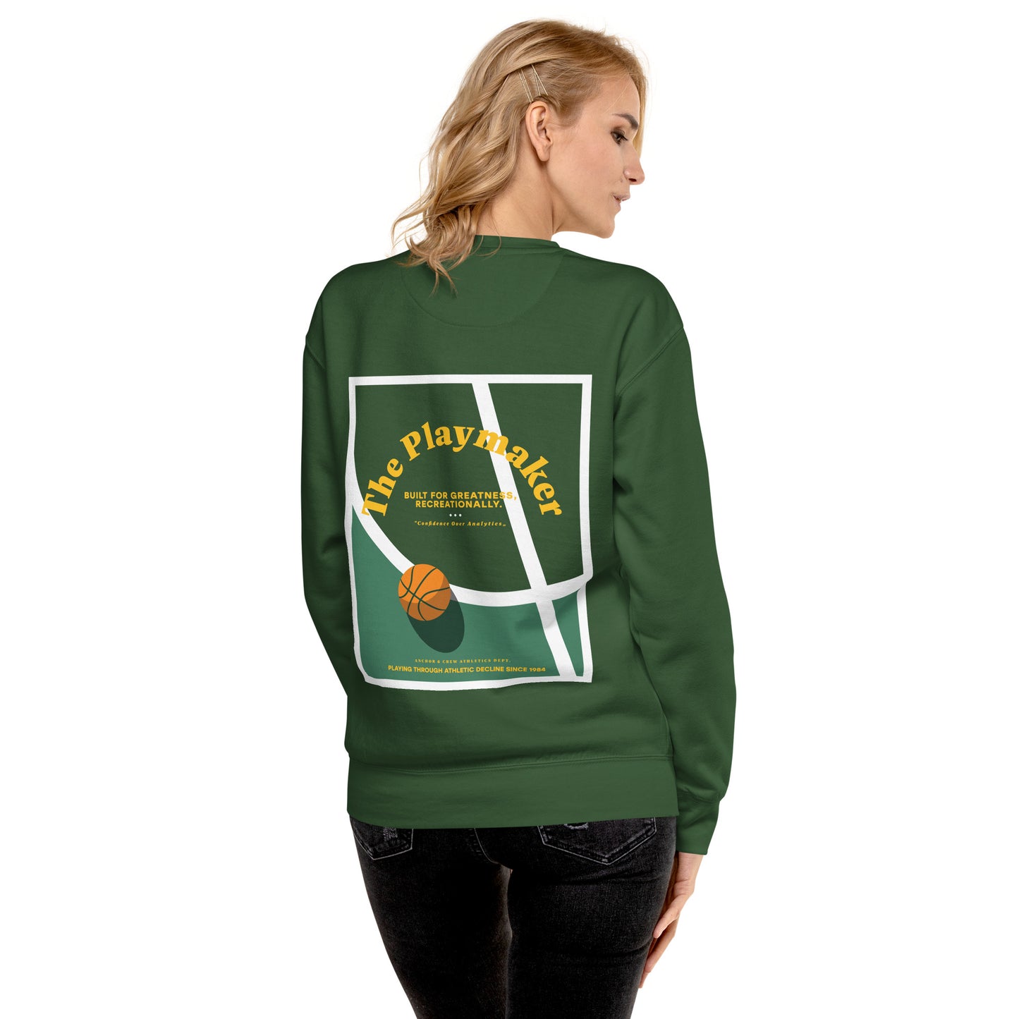 The Playmaker Basketball Club League Organic Cotton Sweatshirt