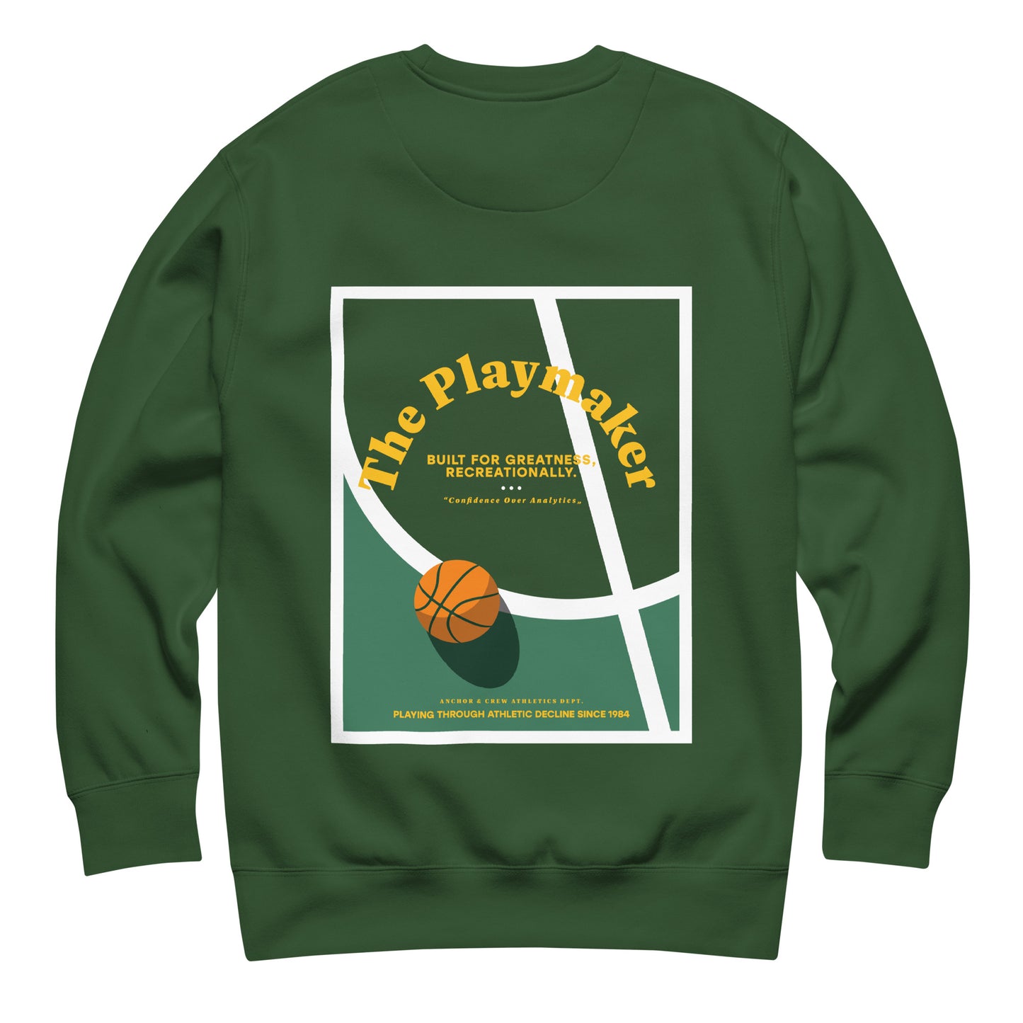 The Playmaker Basketball Club League Organic Cotton Sweatshirt