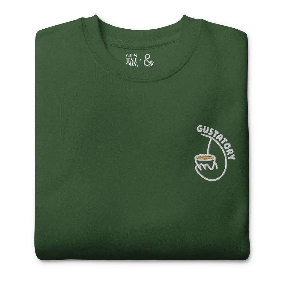 ANCHOR & CREW x GUSTATORY Coffee Alchemist Cotton Blend Embroidered Sweatshirt