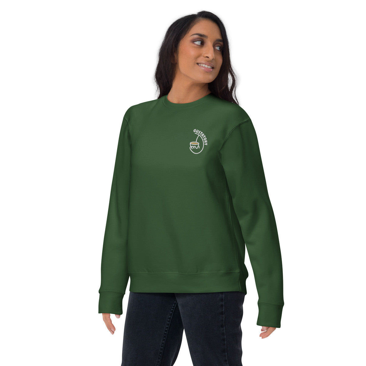 ANCHOR & CREW x GUSTATORY Coffee Alchemist Cotton Blend Embroidered Sweatshirt