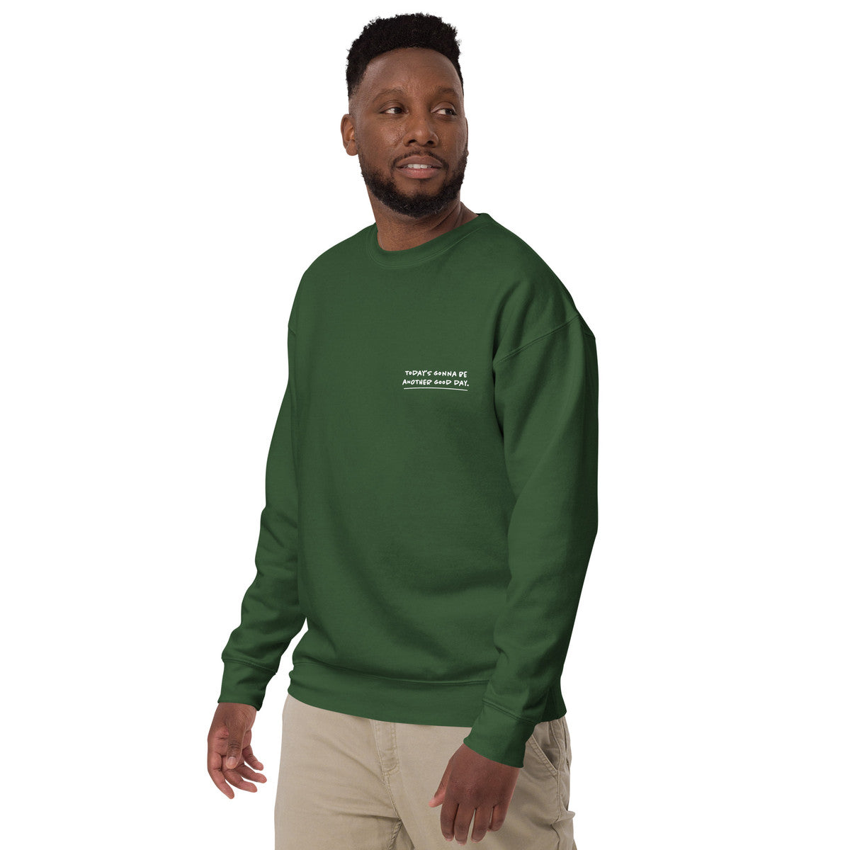 ANCHOR & CREW Koi Fish Another Good Day Cotton Blend Sweatshirt