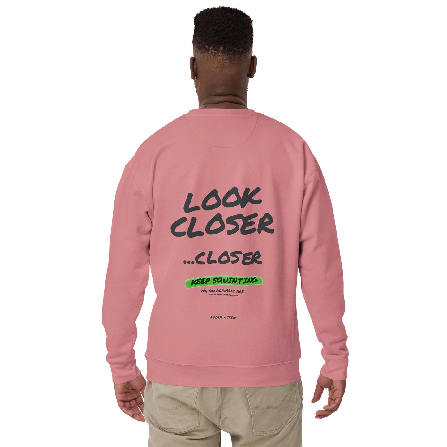 Small Print Annotations Organic Cotton Sweatshirt