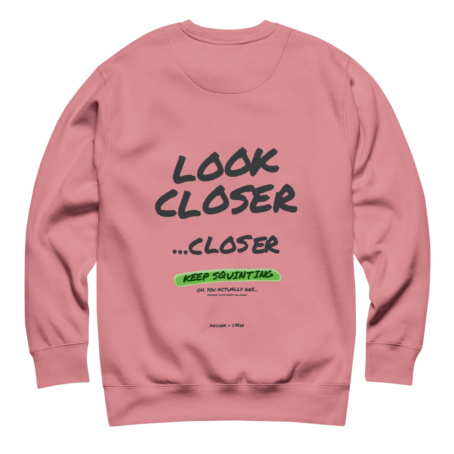 Small Print Annotations Organic Cotton Sweatshirt