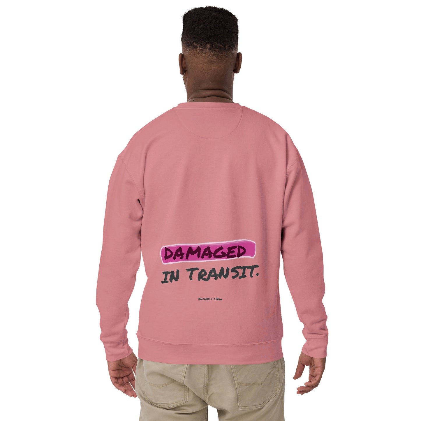 Out For Delivery Annotations Organic Cotton Sweatshirt