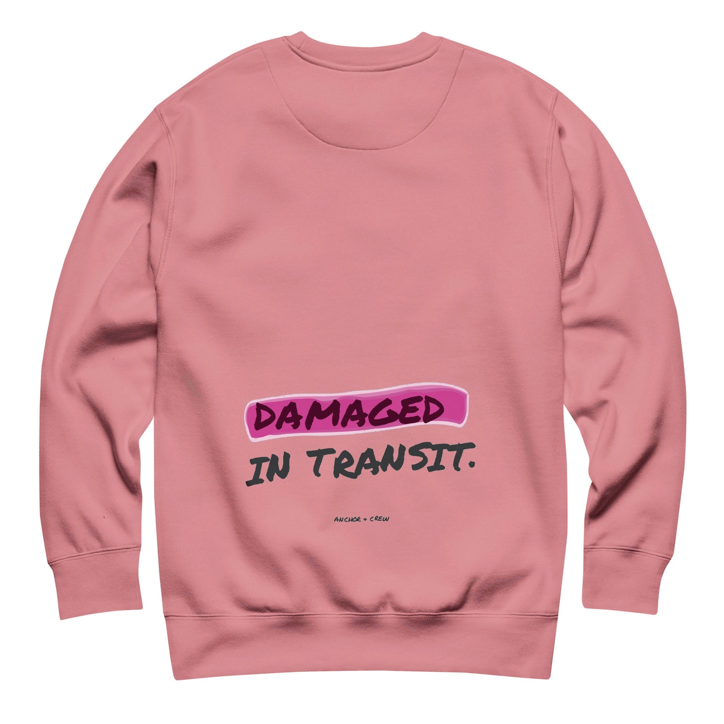 Out For Delivery Annotations Organic Cotton Sweatshirt