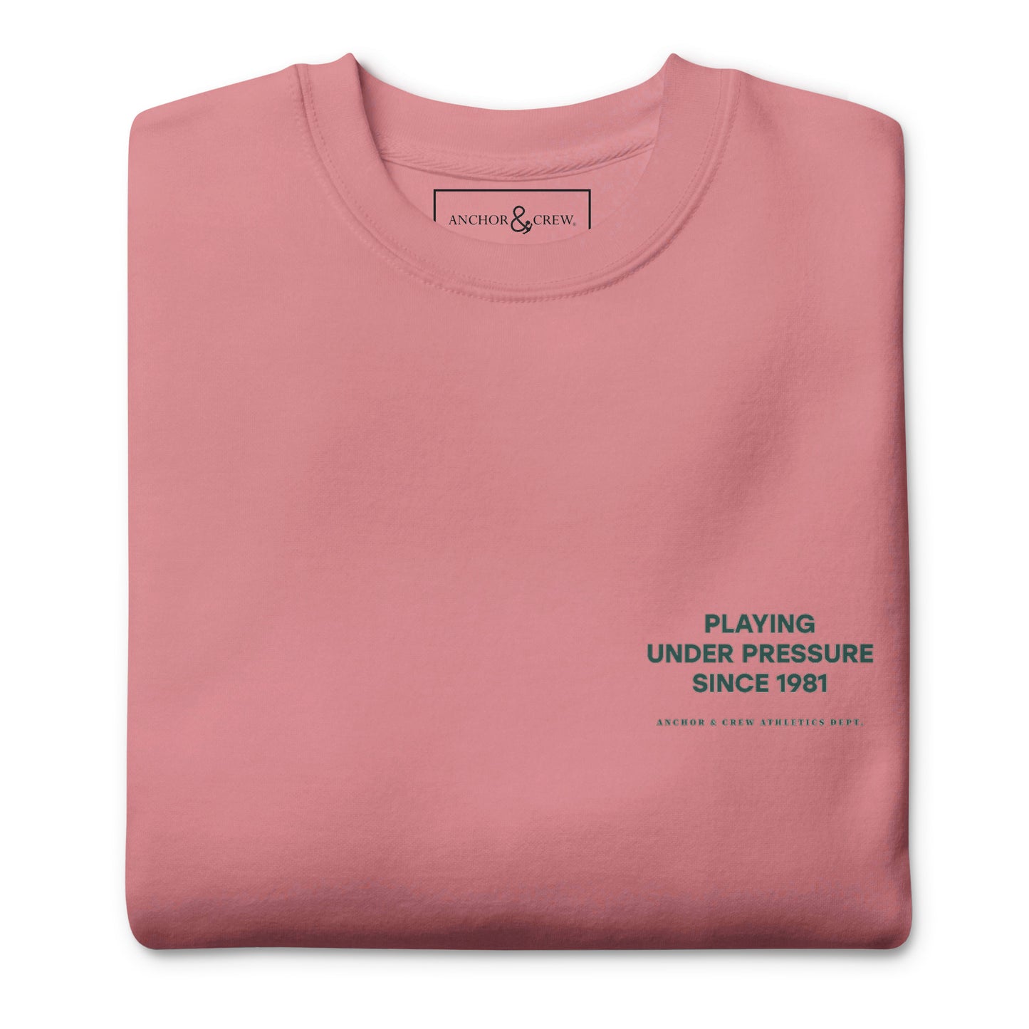 Court Etiquette Tennis Club League Organic Cotton Sweatshirt