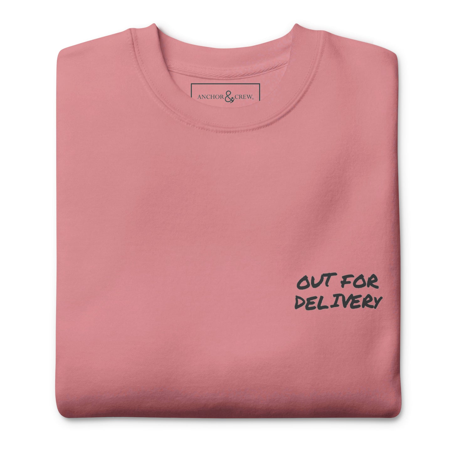 Out For Delivery Annotations Organic Cotton Sweatshirt