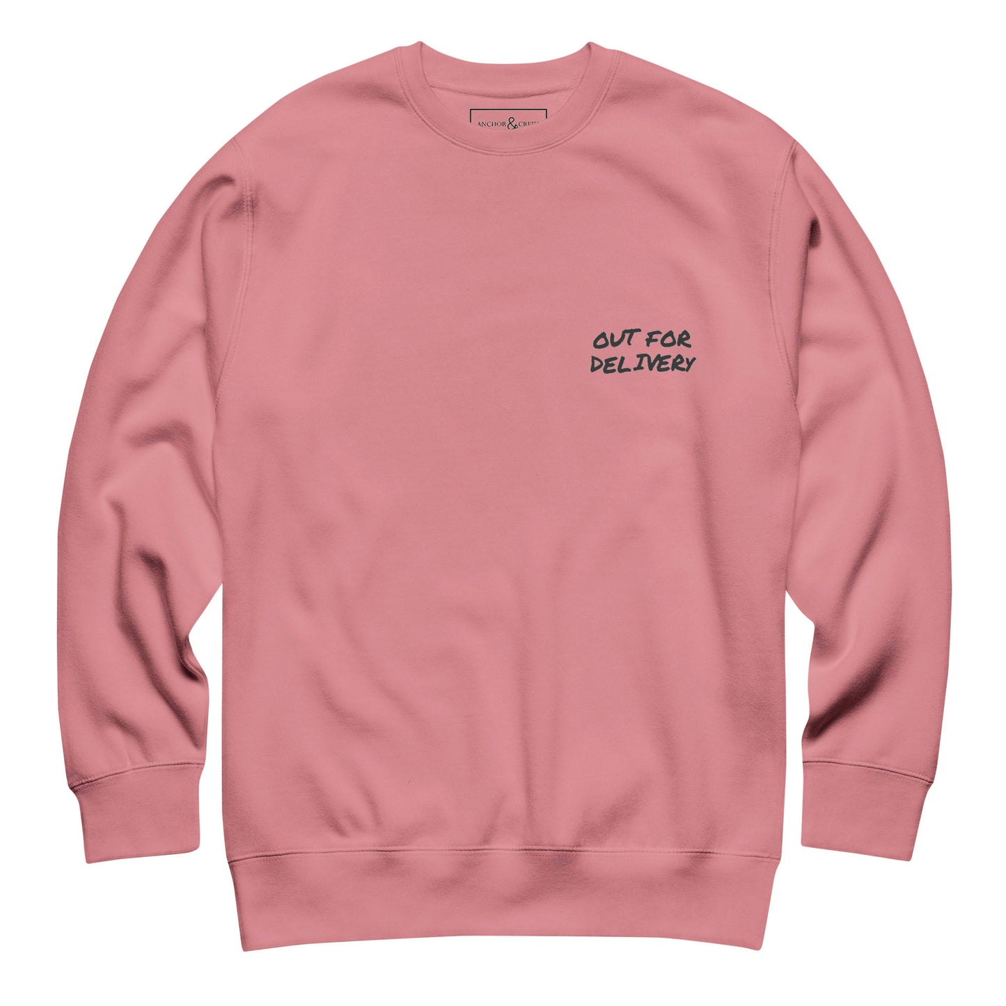 Out For Delivery Annotations Organic Cotton Sweatshirt