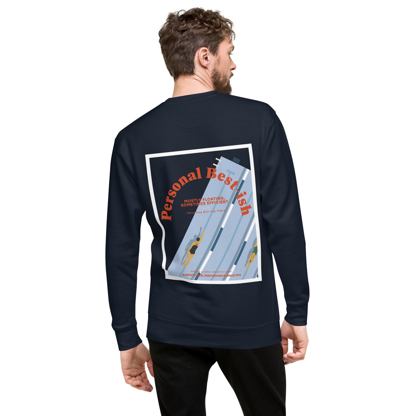 Personal Best-ish Swimming Club League Organic Cotton Sweatshirt