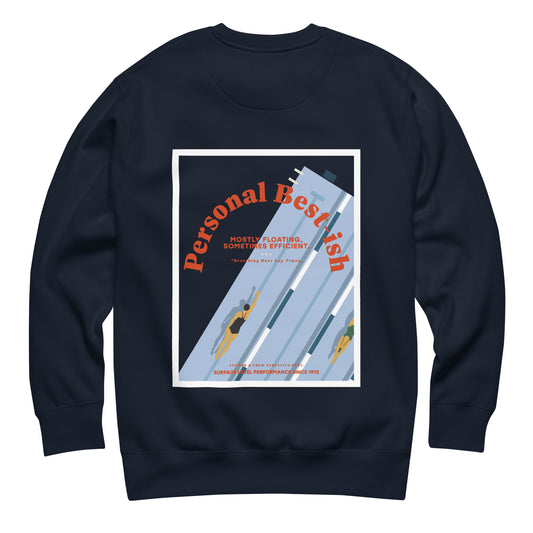 Personal Best-ish Swimming Club League Organic Cotton Sweatshirt