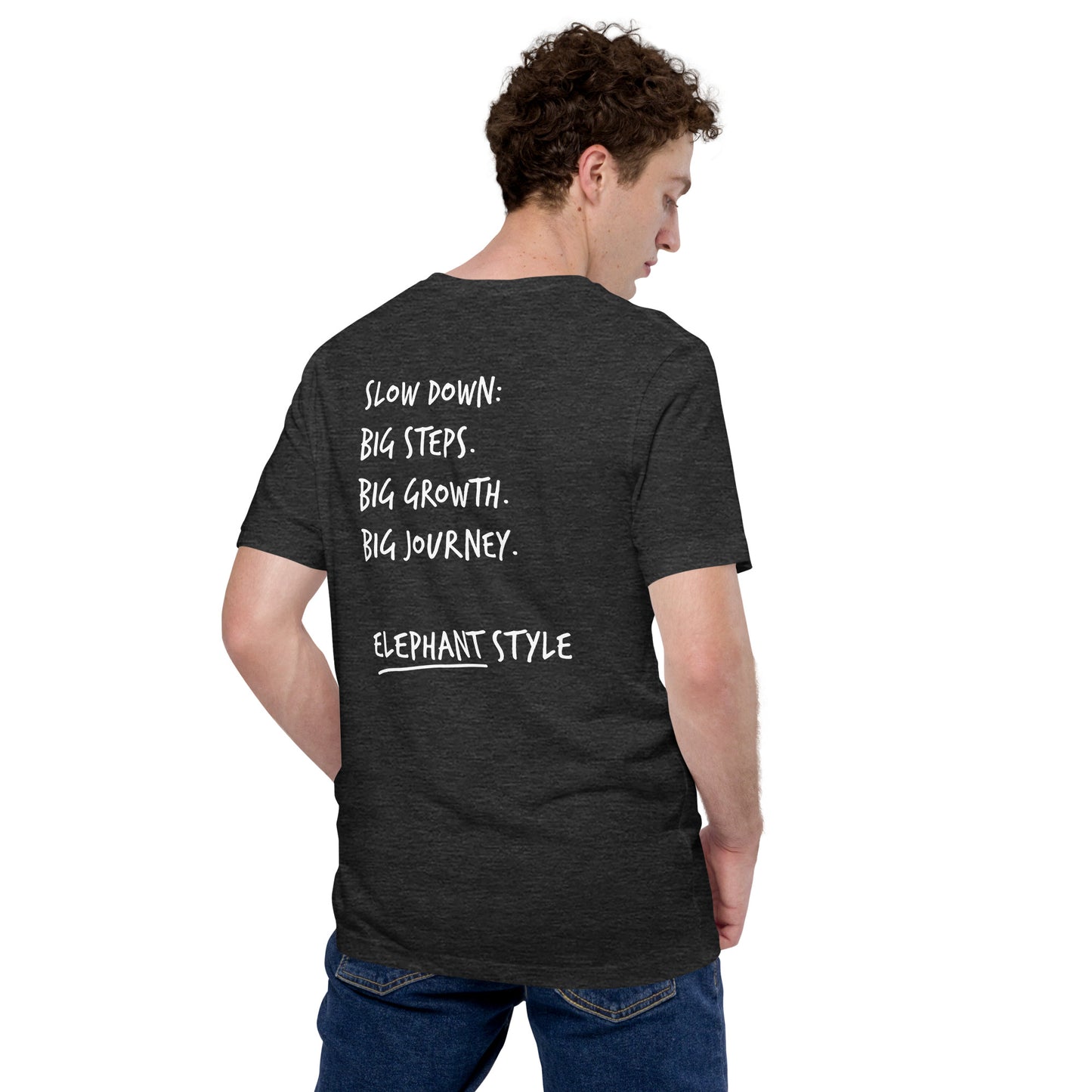 Think Ocean Elephant Aspirations Cotton Embroidered T-Shirt