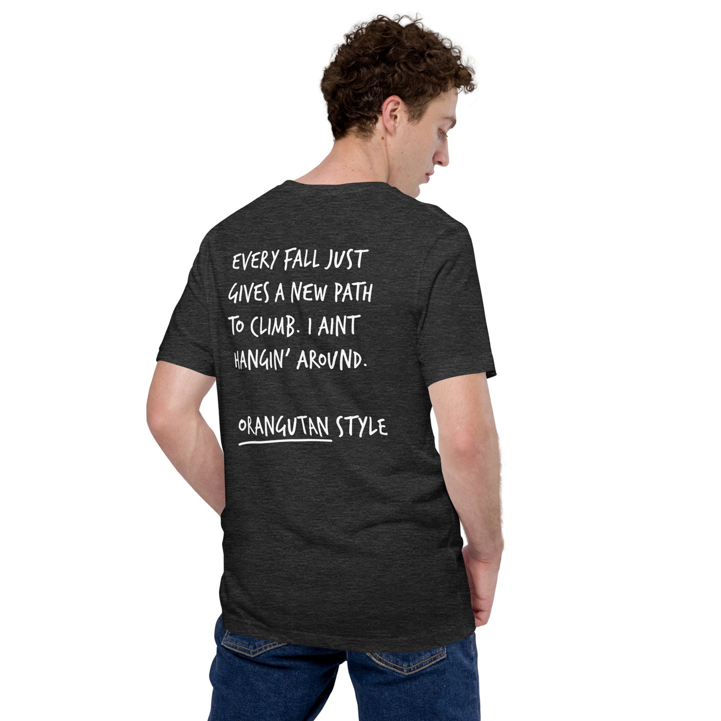 Think Ocean Orangutan Aspirations Cotton Embroidered T-Shirt