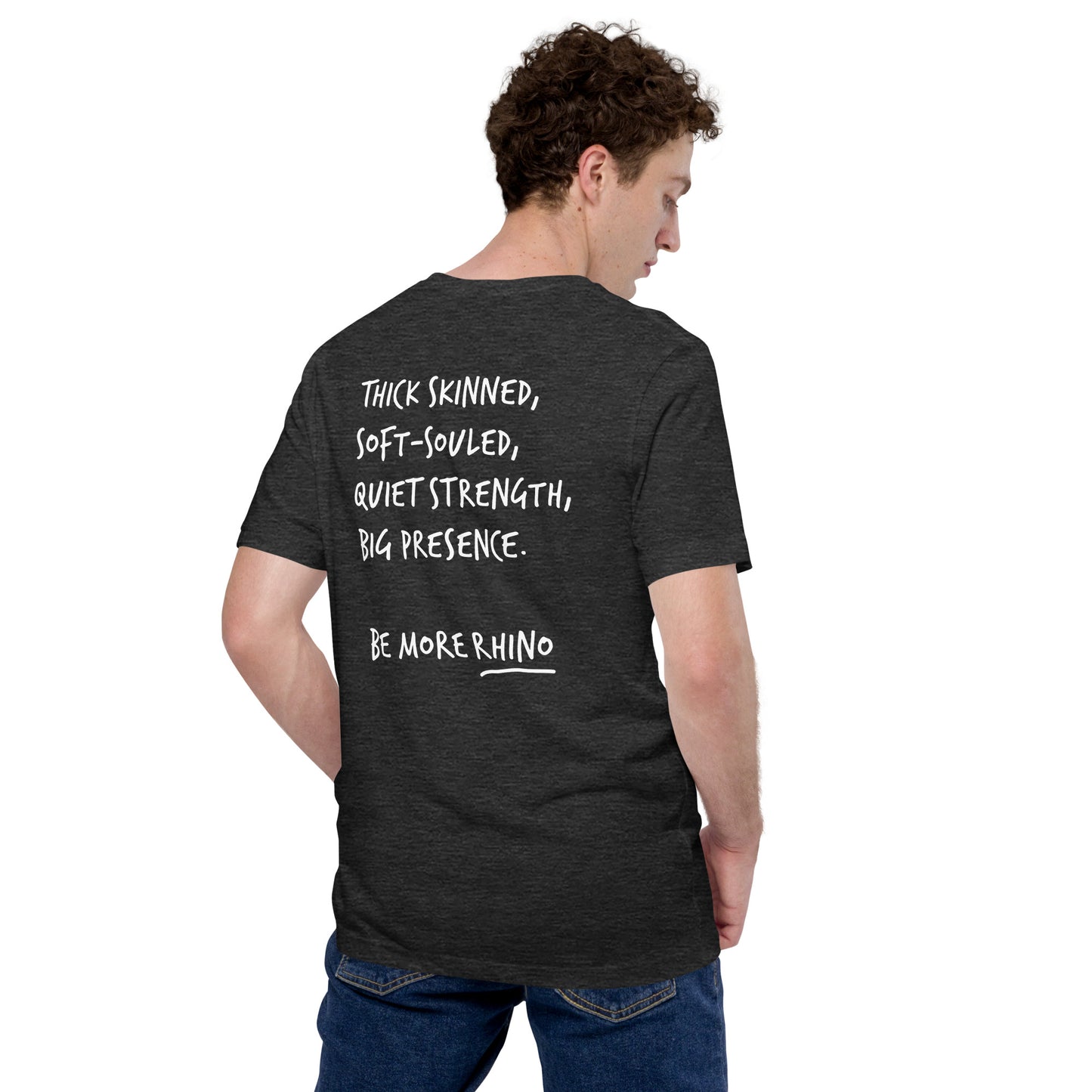 Think Ocean Rhino Aspirations Cotton Embroidered T-Shirt