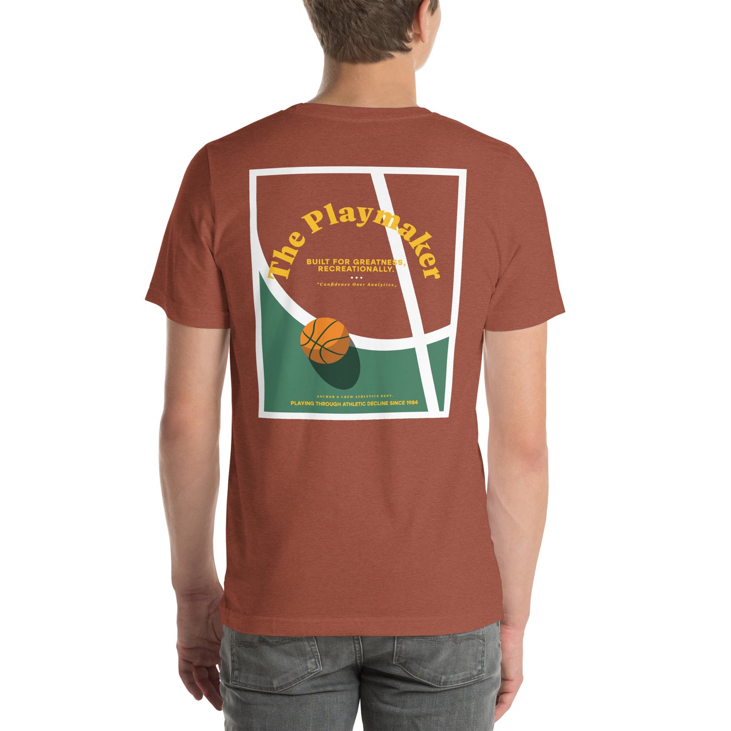 The Playmaker Basketball Club League Organic Cotton T-Shirt