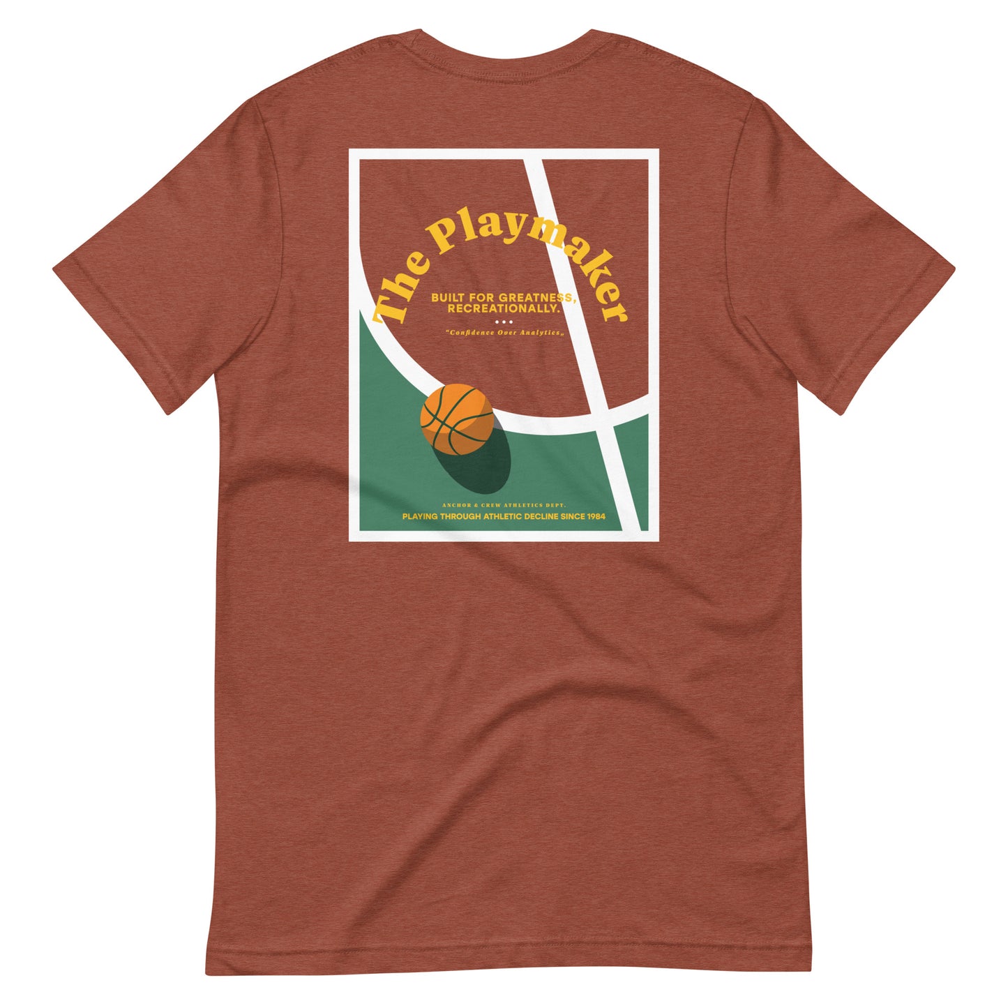 The Playmaker Basketball Club League Organic Cotton T-Shirt