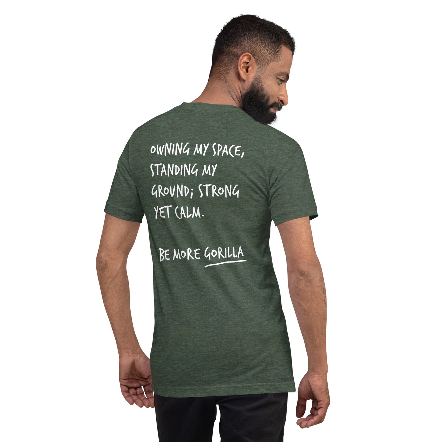 Think Ocean Gorilla Aspirations Cotton Embroidered T-Shirt