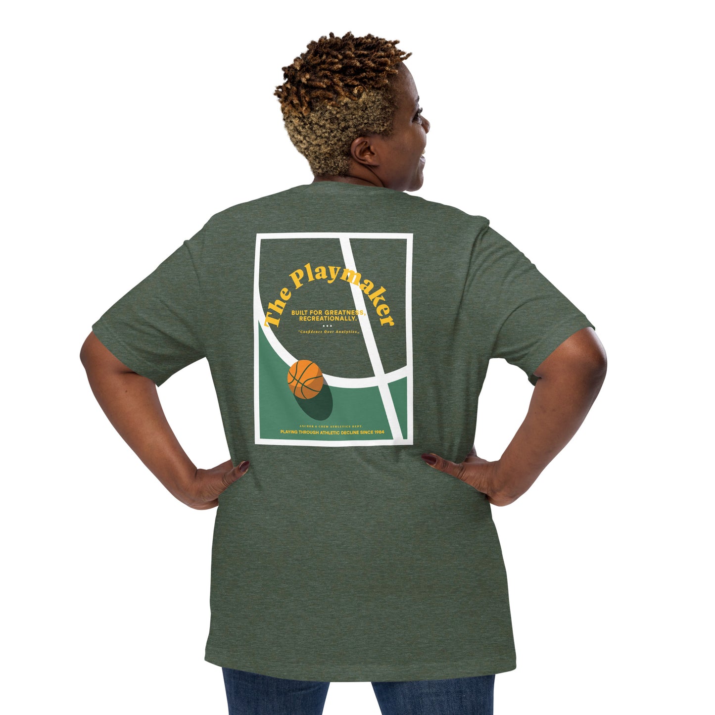 The Playmaker Basketball Club League Organic Cotton T-Shirt