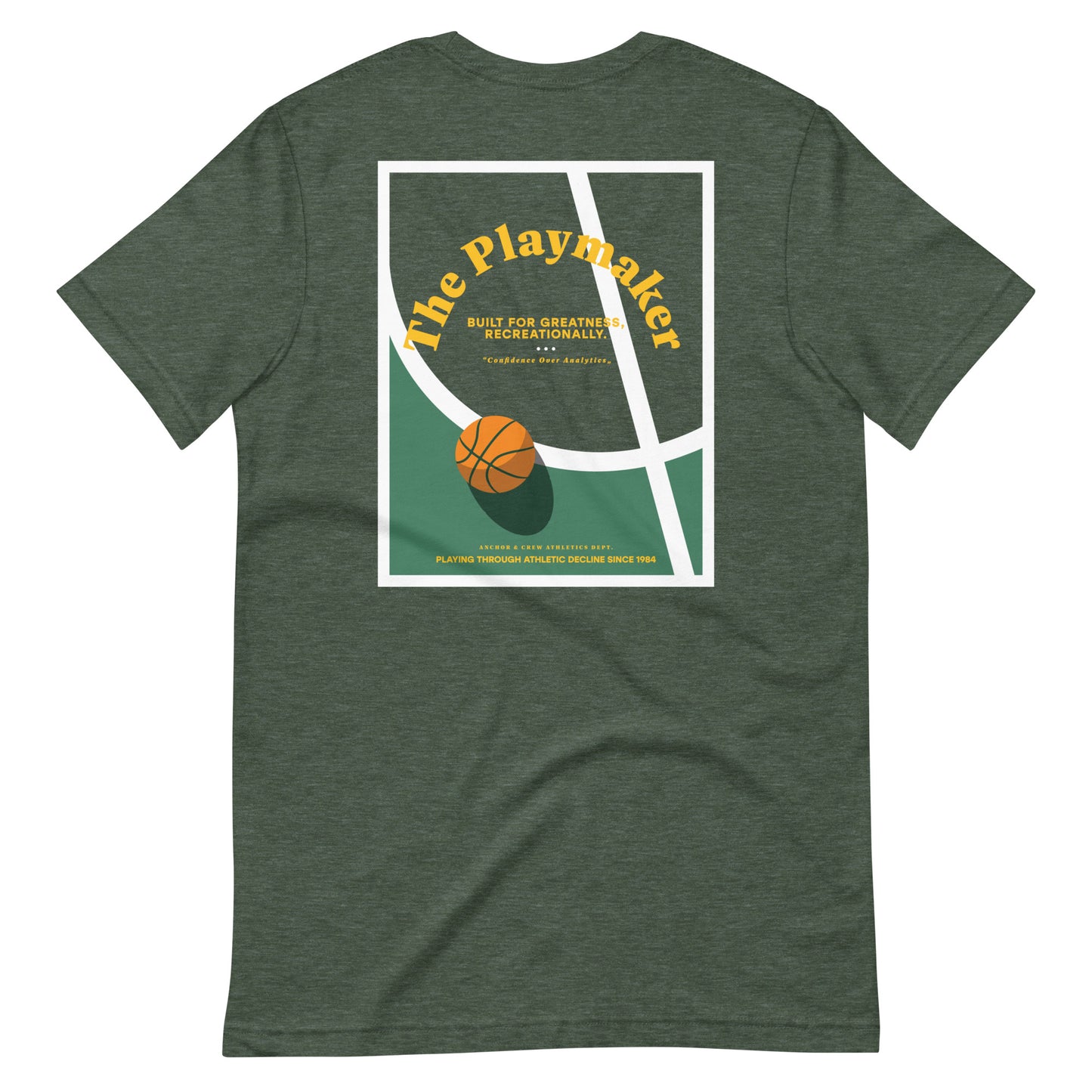 The Playmaker Basketball Club League Organic Cotton T-Shirt