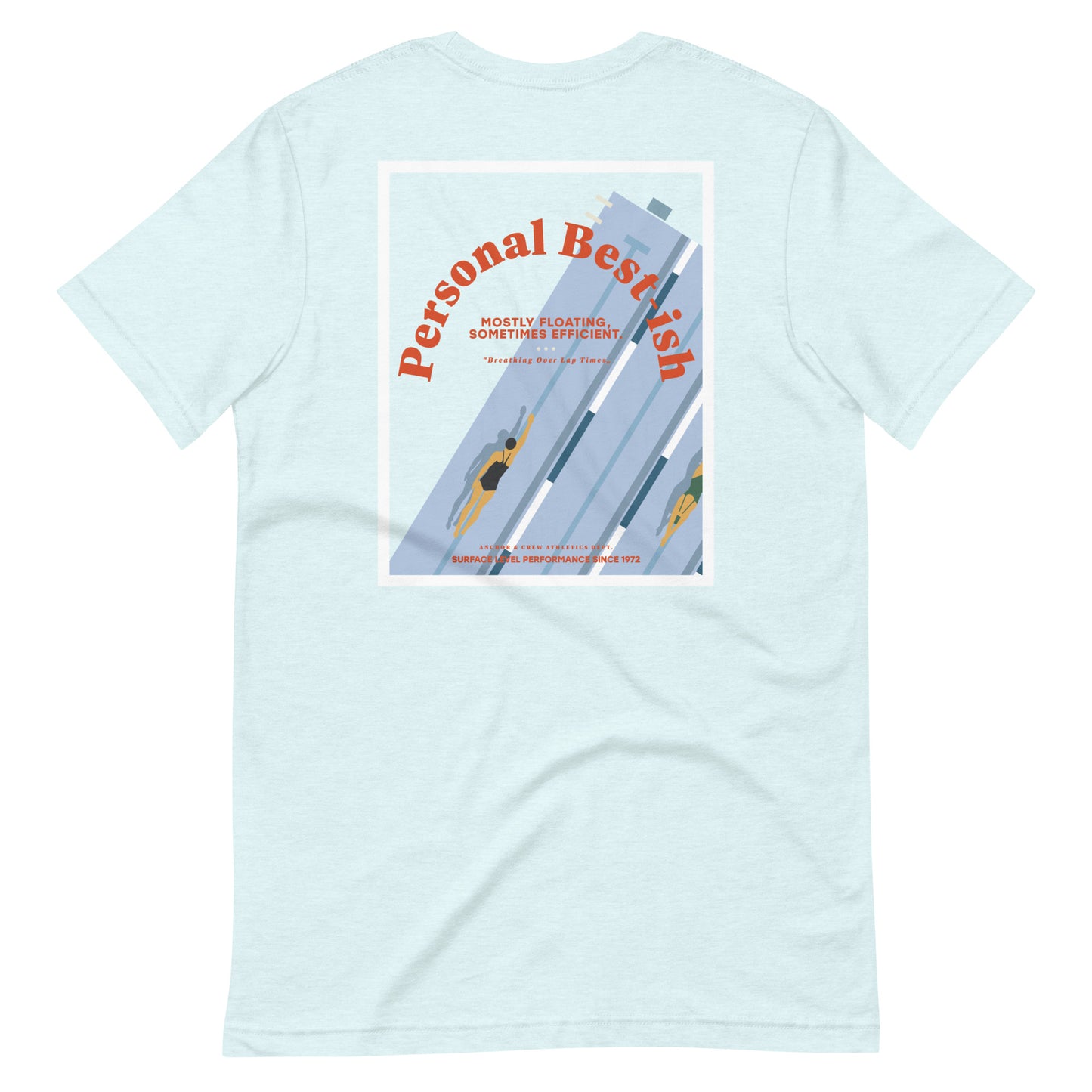 Personal Best-ish Swimming League Organic Cotton T-Shirt