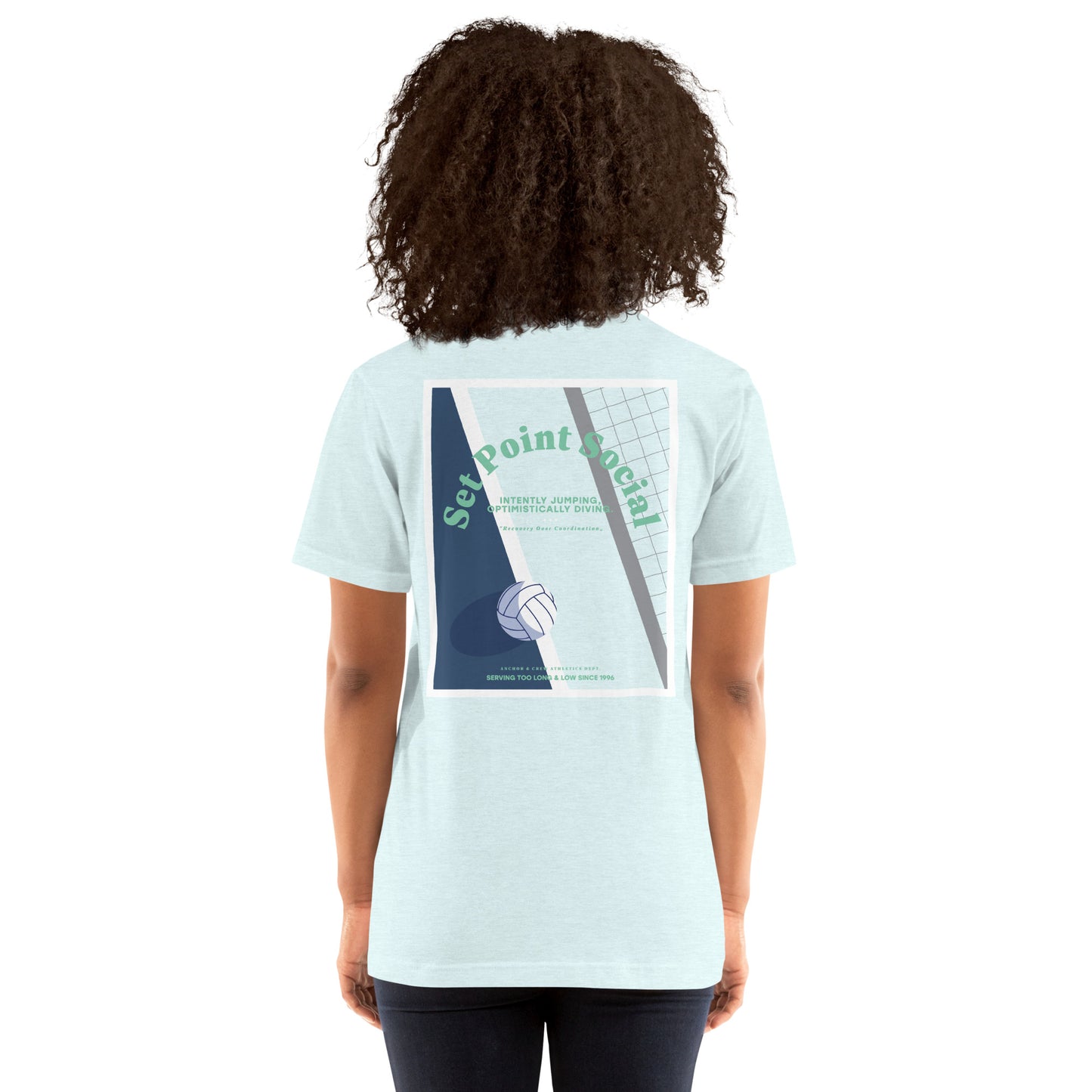Set Point Social Volleyball Club League Organic Cotton T-Shirt